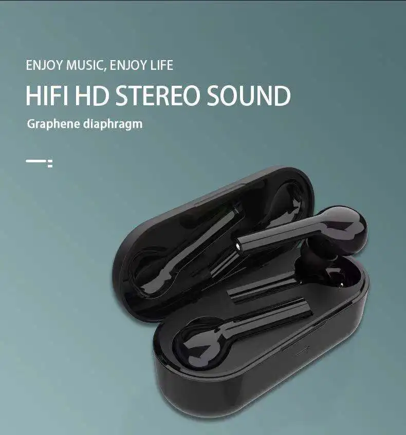 JS-18 беспроводные bluetooth V5.0 TWS наушники HIFI спортивные наушники бас с зарядным устройством для huawei Mate20 Pro