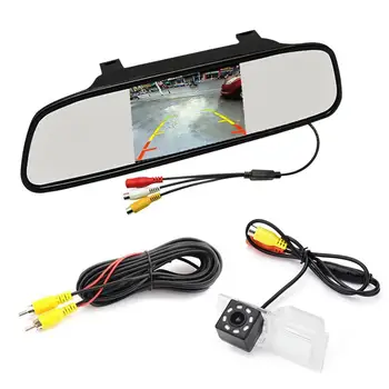 

Car 4.3 inch TFT in-Mirror Monitor and LED Adjustable Angle Rear View Camera for Buick Excelle GT LaCrosse Allure Encore