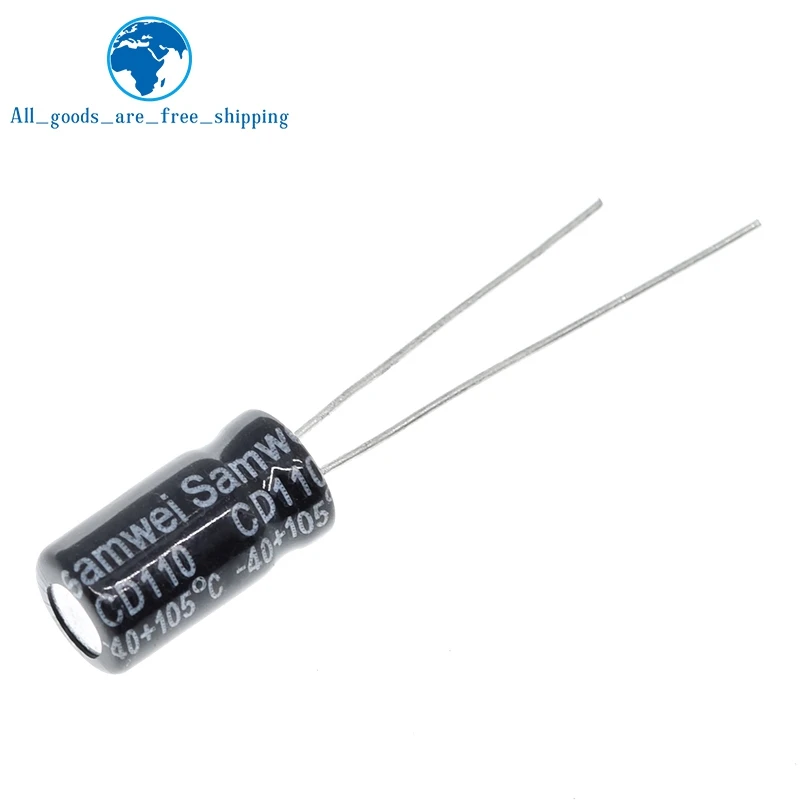 TZT 50/100PCS Hochwertiger 25V220UF 6*12mm 220UF 25V 6*12 Elektrolytkondensator – Detail 6