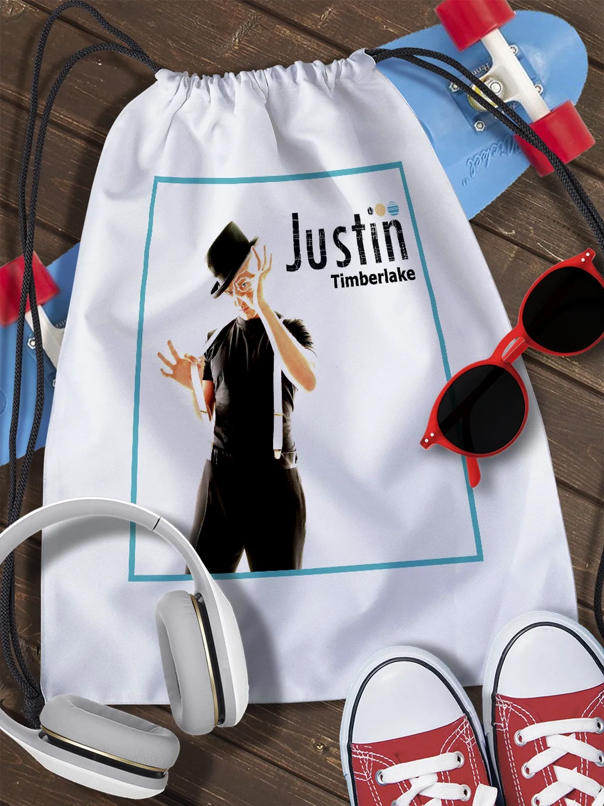 Bolsa para zapatos Justin Timberlake, music, pop, 10172|Bolsas con cordón|  - AliExpress