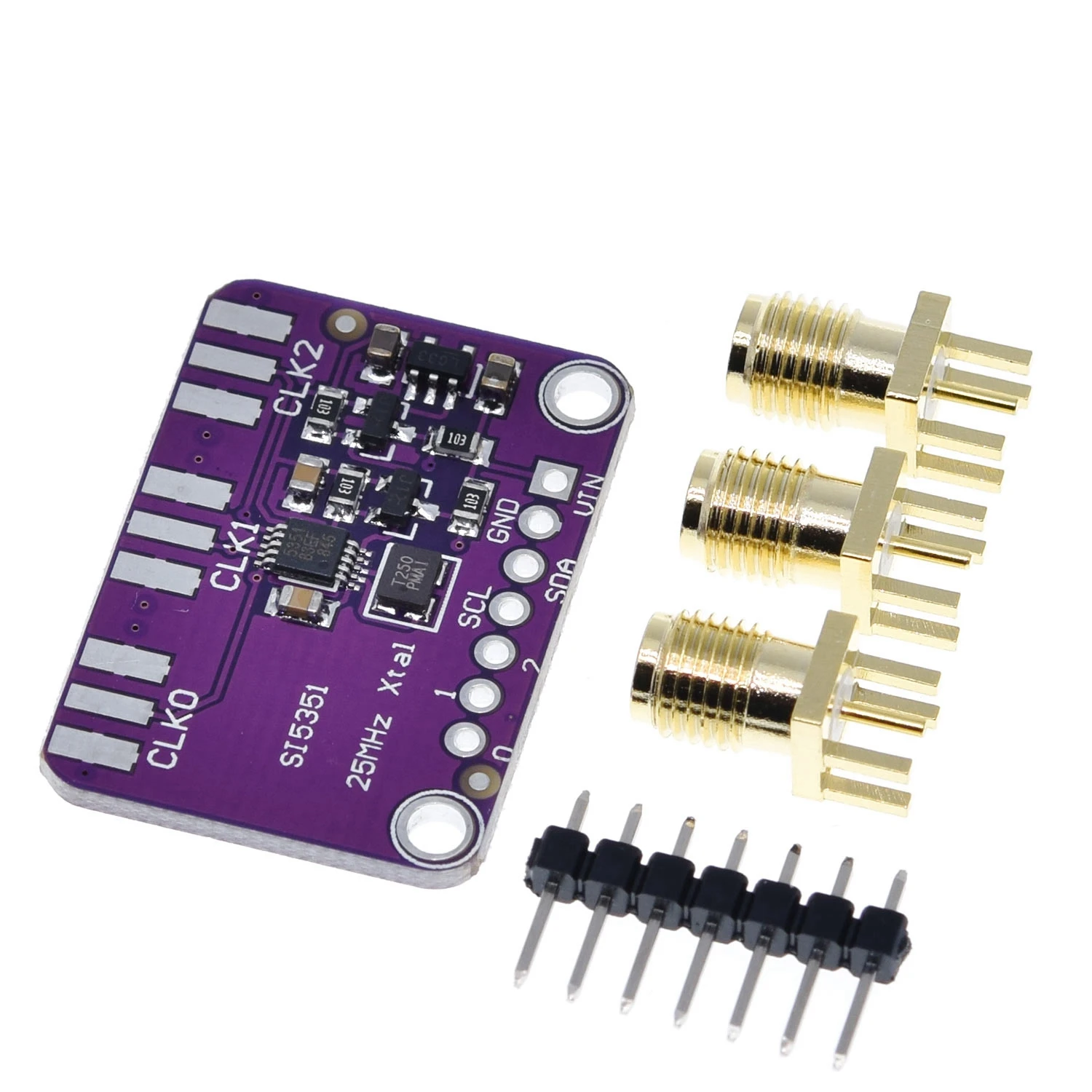 DC 3 V-5 V CJMCU-5351 Si5351A Si5351 I2C тактовый генератор коммутационная плата модуль генератор сигналов часы 8 кГц-160 МГц для Arduino