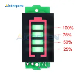 29,4 в зеленый 7S литиевая батарея Емкость приборная панель плата процент литий-ионный индикатор напржения аккумулятора Тестер Метр