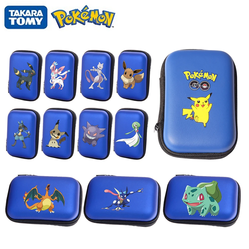 Игровые карты Pokemon Pikachu вместительный держатель для карт альбом Жесткий Чехол