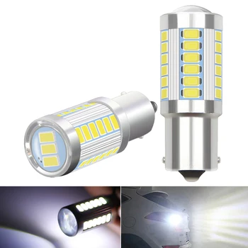 

2pcs 1156 BA15S 1157 7440 T20 3157 LED Car Turning Light 33SMD 5730 Auto Tail Brake Light Reverse Bulb Signal Lamp 12V DRL Light