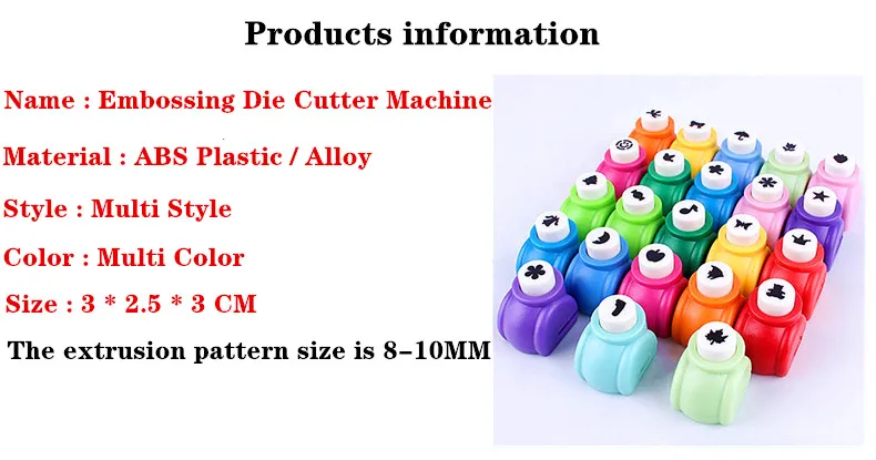 1 шт. мини-перфоратор для скрапбукинга ручной работы для тиснения, штамповочная машина, дырокол для карт, дырокол для поделок, дырокол для бумаги