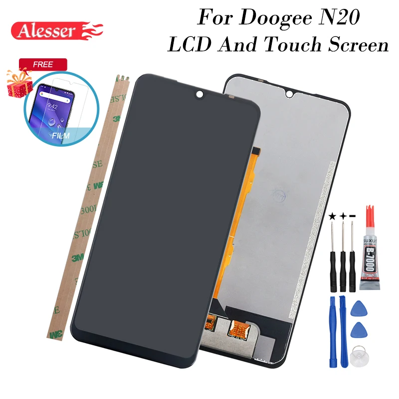 Alesser Для Doogee N20 ЖК дисплей Дисплей и инструмент для ремонта сенсорного экрана в