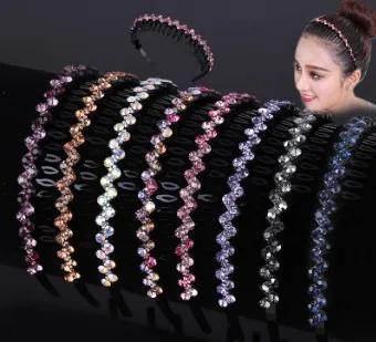 48 шт./партия мульти DIY дрель головная повязка смешанные стили широкие алмазные наружные зубные заколки для волос, волосы инструменты для укладки аксессуары для волос HA567