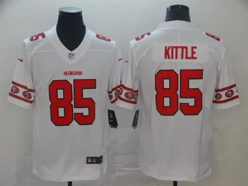 1 Стильный, мужской Джерси в стиле Сан-Франсиско#85 49ers - Цвет: 1