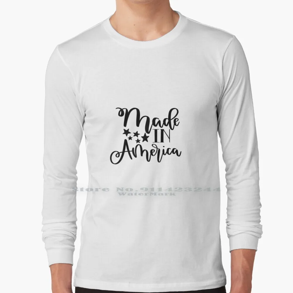 Maglietta A Maniche Lunghe Made In America Tee Toby Keith Made In America Usa Usa Rosso Bianco Blu American America Country Music