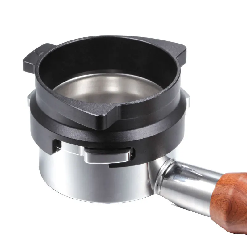 Anillo giratorio de aleación de aluminio para máquinas de café de la serie Breville 8, anillo dosificador receptor de polvo de café de 54mm