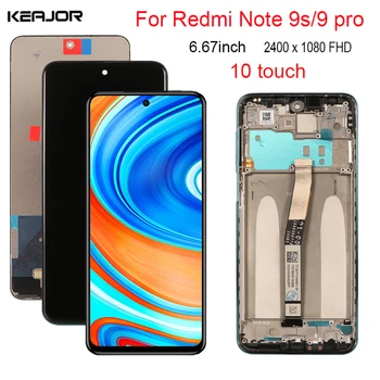 

LCD Display For Xiaomi Redmi Note 9s LCD Touch Screen Digitizer Replacements LCD For Xiaomi Redmi Note 9 Pro Note 9s Display