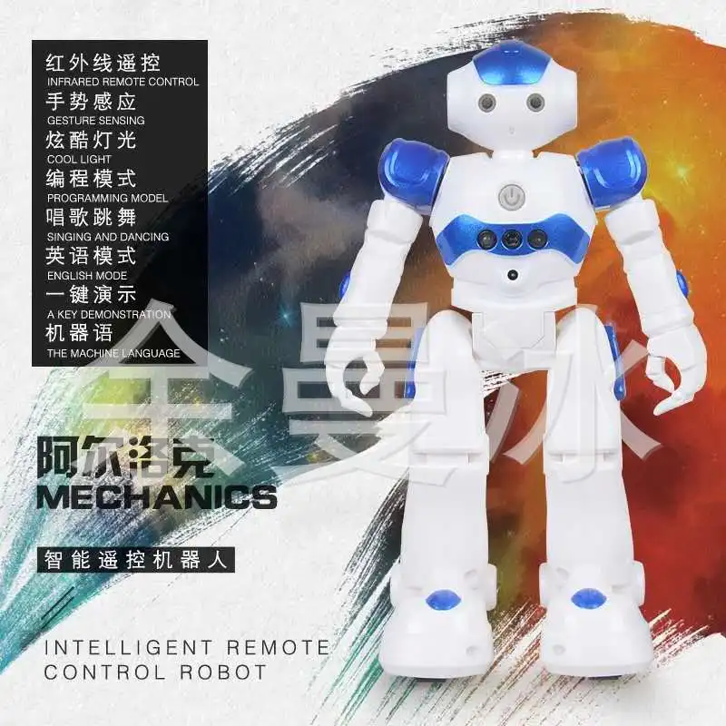 

Children Electric Robot Toy Smart Gesture Sensing Remote Control Dancing Singing Programming Robot Boy Toy