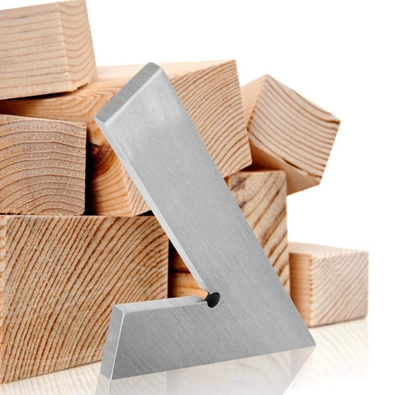 

Measuring Tools, Lightweight 45 Degree Miter Angle Corner Ruler Wide Base Gauge Woodworking Measuring Tool 150X100mm for Detect