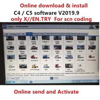 

MB Star C5 SD Connect software mb star c4 V2019.09 x.entry software only online send and activate perfect for scn coding