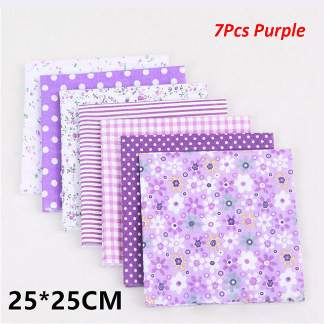 25cm x 25cm Cotton Fabric Printed Cloth Sewing Quilting Fabrics For Patchwork Sewing Tissue to Patchwork Quilting