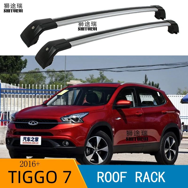 Крыша для внедорожника CHERY TIGGO 7 [2016 today] боковые рейки из алюминиевого сплава