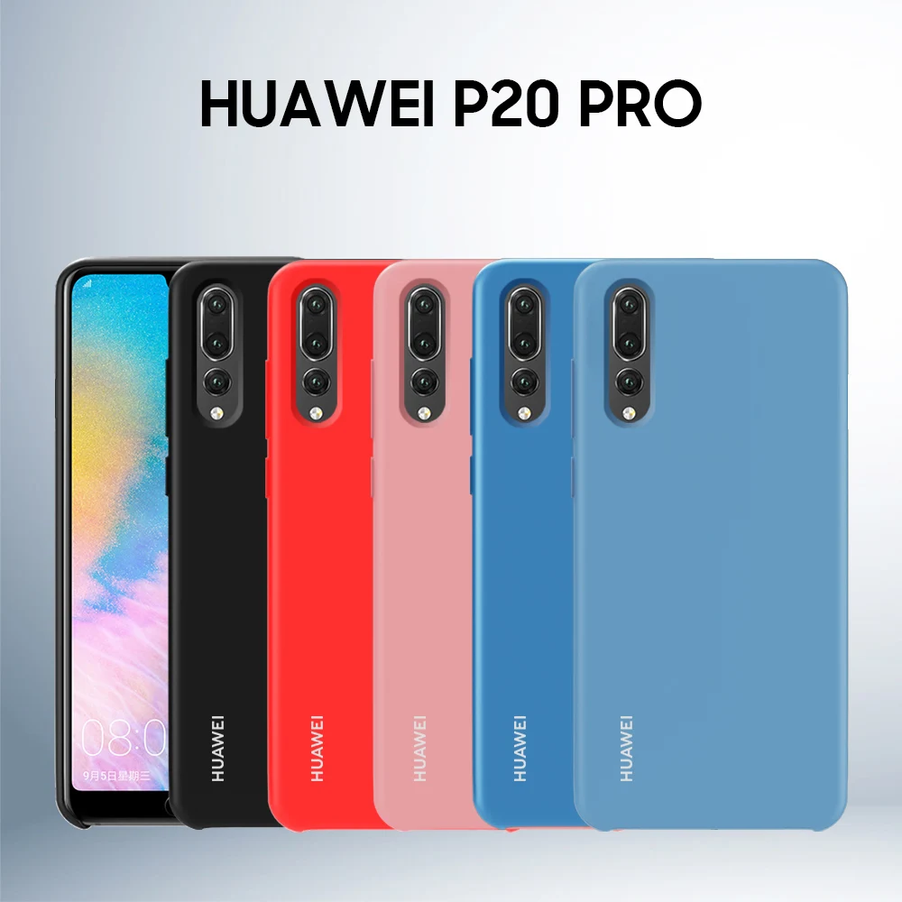 

HUAWEI P20 Pro Case High Quality Official Original Soft Silicone Protective Back Case HUAWEI P20 P30 Pro Lite Case Back Cover