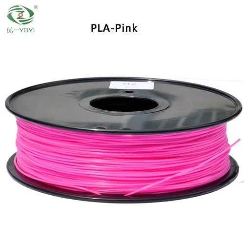 Pink PLA 3d принтеры нити 1,75 мм высокого качества без пузырей 3d принтер iflament 1 кг/рулон - Цвет: Pink