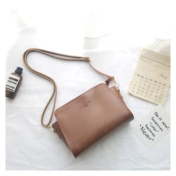 

PU Leather Crossbody Bags for Women 2020 Korean Style Zipper Solid Trapeze Handbags Female Designer Shoulder Bags bolsos mujer