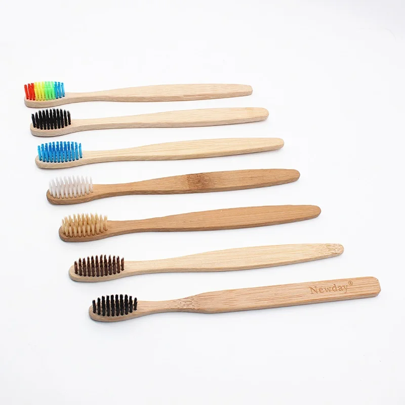 1 шт. cepillo de dientes ecológico de bambhou para la salud del carbón para el cuidado bucal