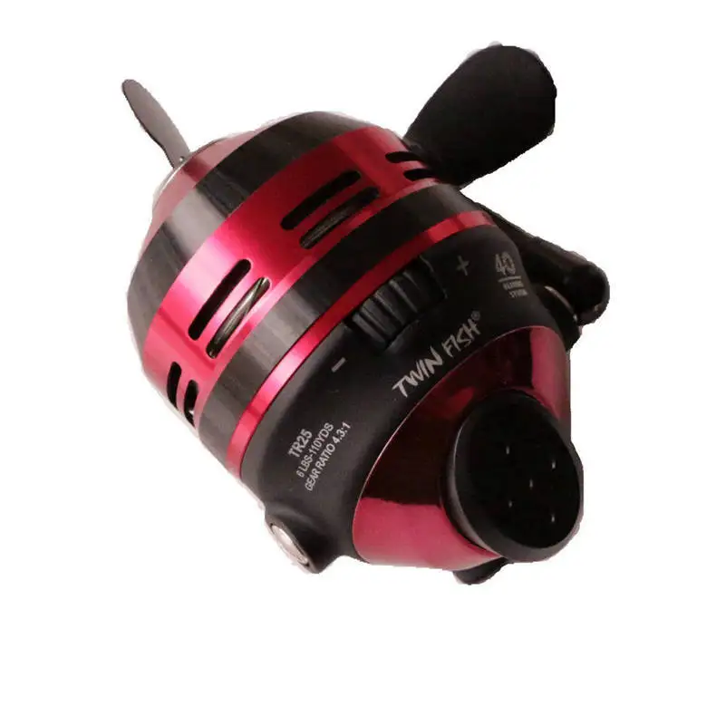 

Cross Border Aluminum Metal Cover TR25 Shot Fishing Reel Pisces Fortress Harpoon round with Line Enclosed Wheel Swap Fishing Ree