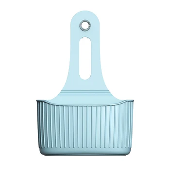 

Sponge Storage Basket Wall Mounted Drain Kitchen Organizer Hanging Suction Cup Bathroom Tools Accessories Soap Sink Shelf Rack