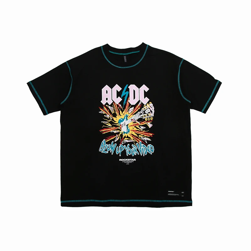 Punk Rock New T Shirt Streetwear Men Hipster Print Hip Hop T-Shirt Fashion Harajuku Tshirt Cotton Short Sleeve Tops Tees - Цвет: Black
