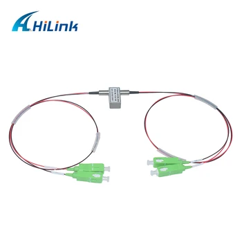 

Free Shipping by Post! 2pcs 5V Non-Latching 2x2B Optical Switch 1310/1550nm 0.5m Length