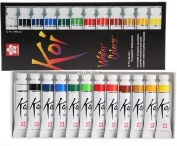 Sakura Koi Watercolor Set Transparent Watercolor Paint 12 /18 Colors  12ml,for Professionals, Fine Artists And Students - Water Color - AliExpress