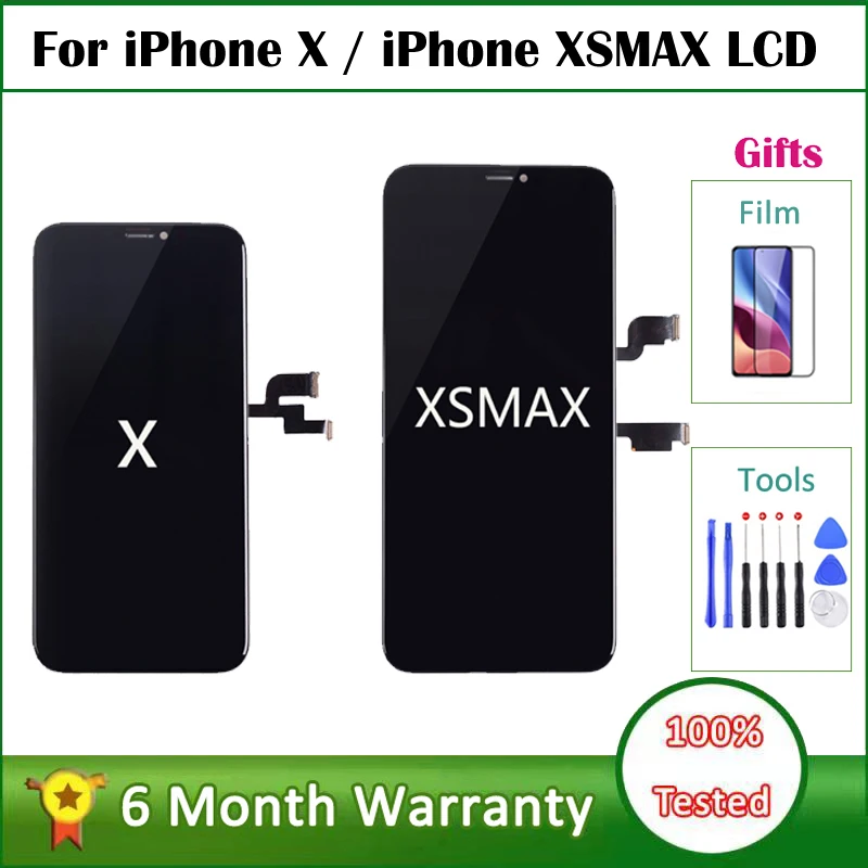 Display Oled Per Pantalla Iphone X Xr Xs 11Pro Max Per Iphone 11 Xs Max Display Lcd Touch Digitizer Assembly Nessun Difetto