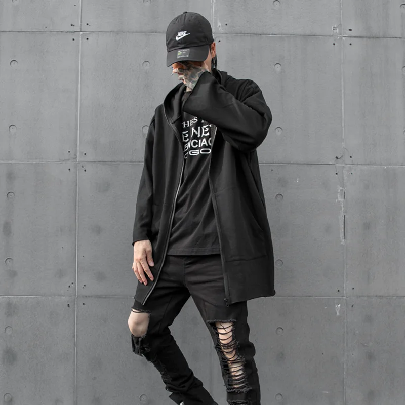 Мужской осенний свитшот на молнии с капюшоном, пальто для мужчин и ...