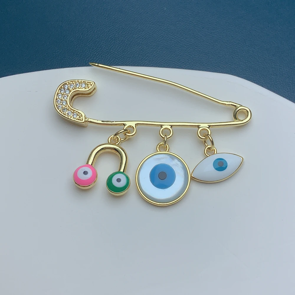 2021 여성을위한 럭셔리 이블 아이 브로치 선물 여자 친구 패션 브로치 쥬얼리 액세서리
