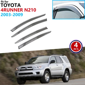 

for Toyota 4Runner SW4 Hilux Surf 2003~2009 N210 Window Visor Vent Awnings Rain Guard Deflector Shelters Car Accessories 2005