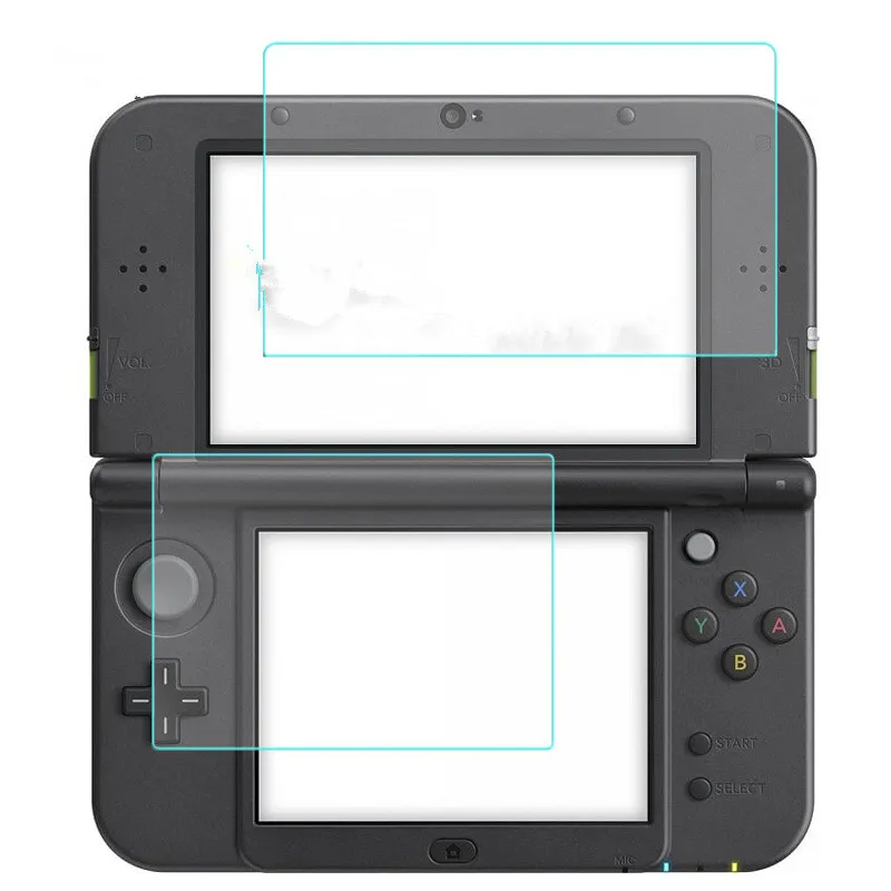 1 Top and 1 Bottom 2 шт. Для nintendo 3DS LL/XL 3dsxl 3dsll(Топ(1 шт.)+ трусики(1 шт.) закаленное Стекло/мягкий ПЭТ с уровнем твердости 9H 2.5D Премиум Экран защитная пленка - Цвет: 1 Top and 1 Bottom