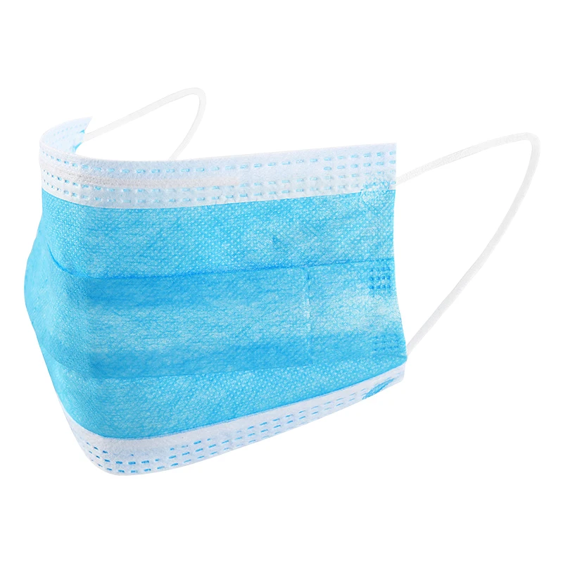 

50Pcs Non-Medical Disposable Mask Nonwove 3 Layer Ply Filter Mouth Face Mask Dust