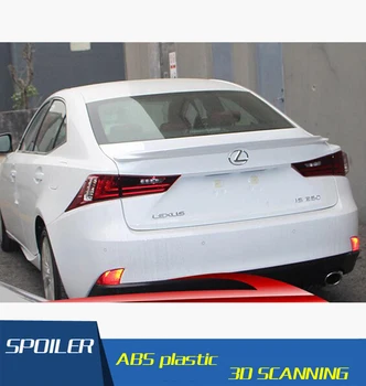 

For Lexus IS200 IS300 Spoiler ABS Material Car Rear Wing Primer Color Rear Spoiler Press the tail For Lexus IS350 Spoiler 2012+