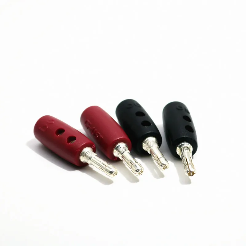 XSSH аудио Hifi Hi end 4ps посеребренные BFA банановые Разъемы Вилки 5 мм разъем для Fi AMP CD