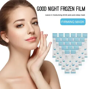 

Frozen Film Collagen Disposable Moisturizing Shrink Pore Sleeping Mask Firming anti aging makeup comestics tools face care TSLM1