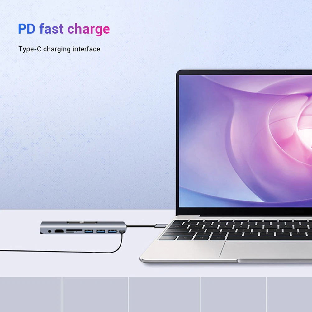 USB концентратор C концентратор для Мульти USB 3,0 Тип C HDMI адаптер док-станция для MacBook Pro Аксессуары USB-C Тип C сплиттер Поддержка TF DF концентратор