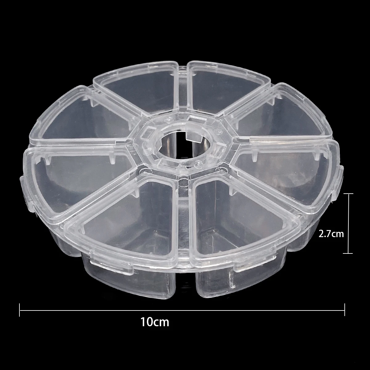 Description Picture 3 of item1Pc 6/8/10 Grid Plastic Pill Medicine Box Holder Storage Organizer Container Case Portable Waterproof Small Medicine Packing 040