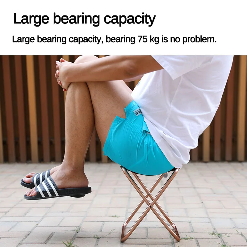 Foldable Fishing Chair Lightweight Picnic Camping Chairs Folding Aluminium Portable Easy To Carry Outdoor Furniture with bag Foldable Fishing Chair Lightweight Picnic Camping Chairs Folding Aluminium Portable Easy To Carry Outdoor Furniture with bag