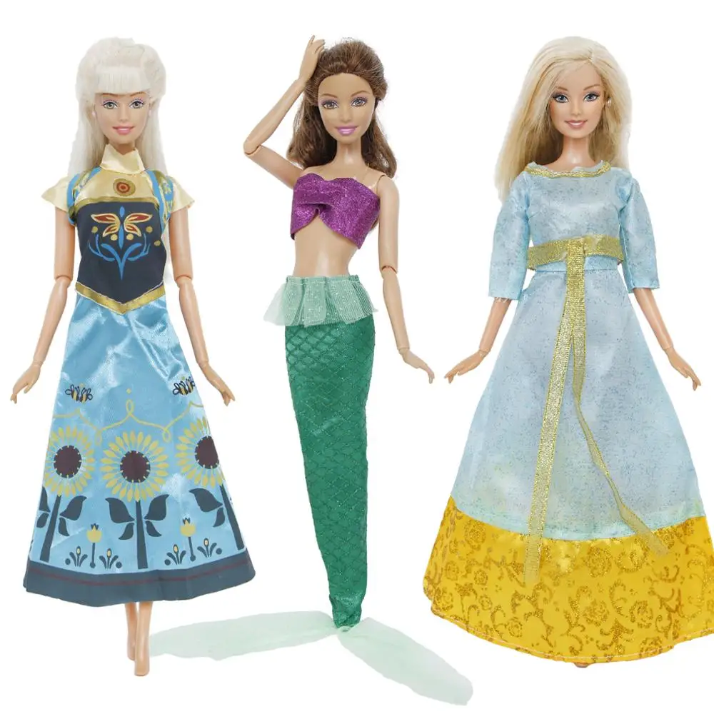 Сказочные платья ручной работы 3 комплекта классический мультфильм кино роль