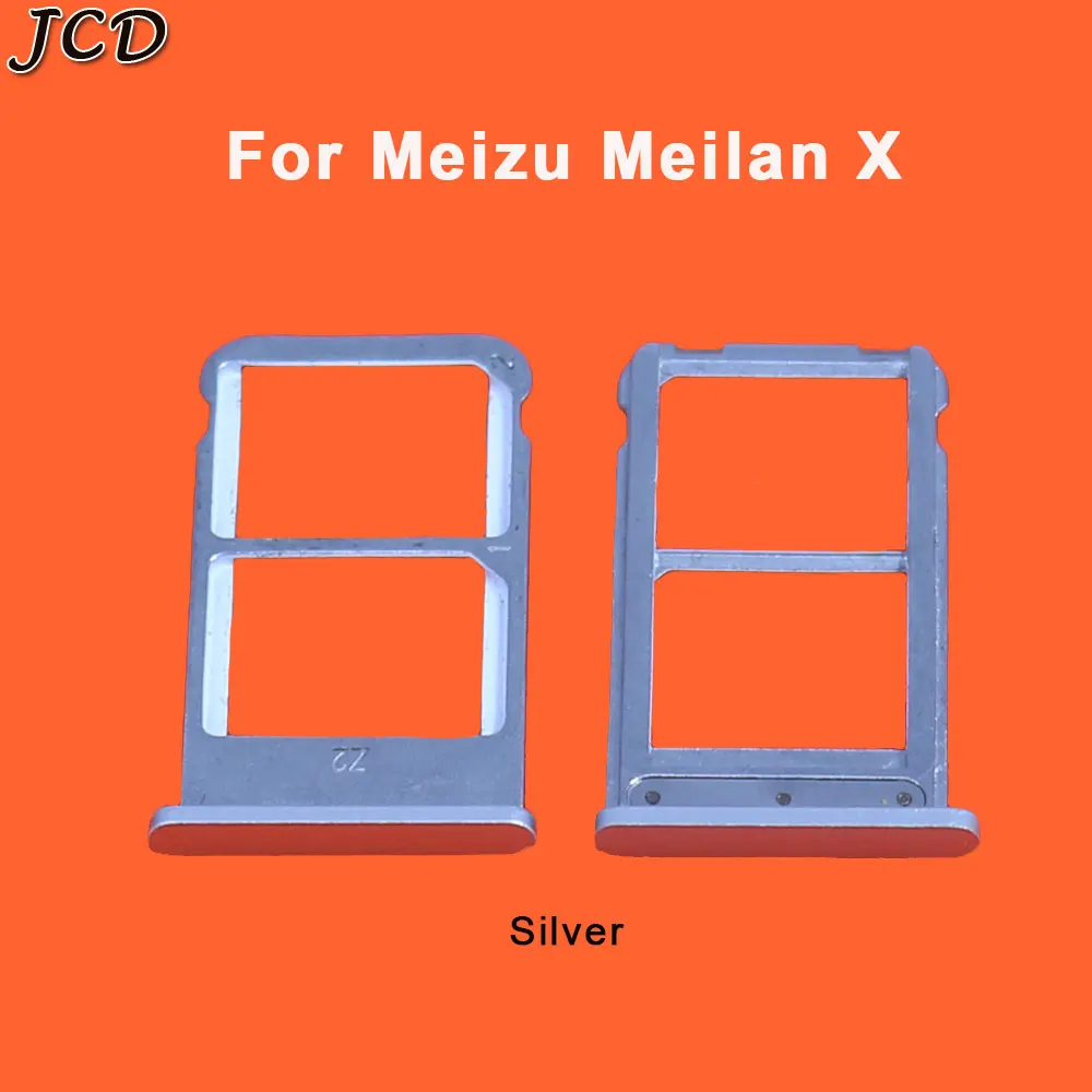 JCD лоток для sim-карты держатель Слот адаптер для Meizu Meilan X запасные части