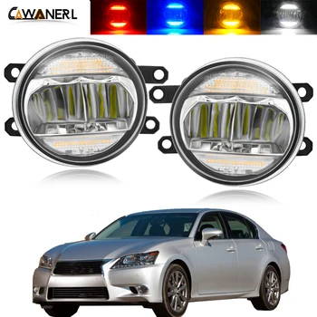 

2in1 LED Fog Light + Daytime Running Light 30W 8000LM Car Fog Light Assembly DRL H11 12V For Lexus GS350 GS460 GS450h 2011-2015