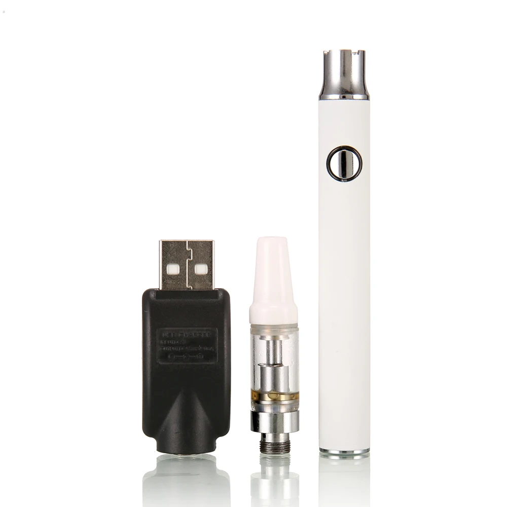 Электронная сигарета vape ручка батарея предварительного нагрева картридж CBD и Испарительный бак керамическая катушка стеклянный вапорайзер