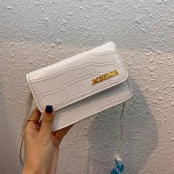 

Famous Brand PU Alligator Messenger Bags for Women, 2 Sizes