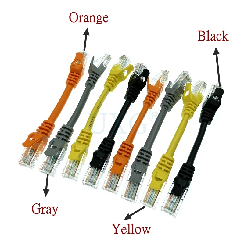 

CAT5e Ethernet UTP Network Male to Male 0.1m Cable Gigabit Patch Cord RJ45 Twisted Pair GigE Lan Short 15cm 1m 2m 30m Cable