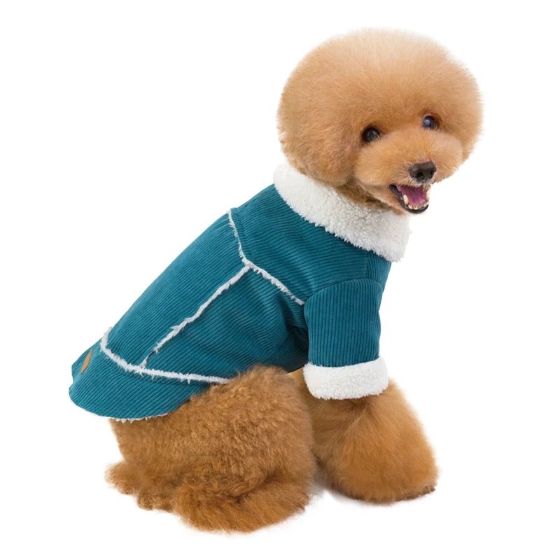 Одежда для домашних собак, маленькая накидка для собаки, Осень-зима, одежда для собак, кошек, мультяшный любимец чихуахуа, жилет, наряд, теплая собака, WW