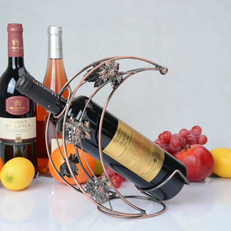 Holaroom креативный стеллаж для вина в форме Луны стеклянный держатель практичная подставка для вина дисплей полка украшения кронштейн барные принадлежности