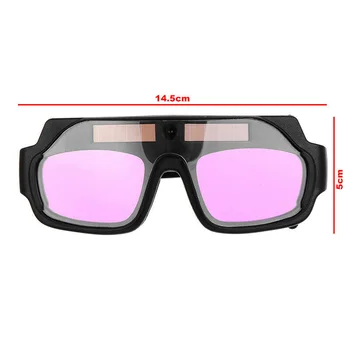 

Welding Goggle Auto Dimming Solar Power For Soldering Mask Helmet Eye Protection(no Battery Required)